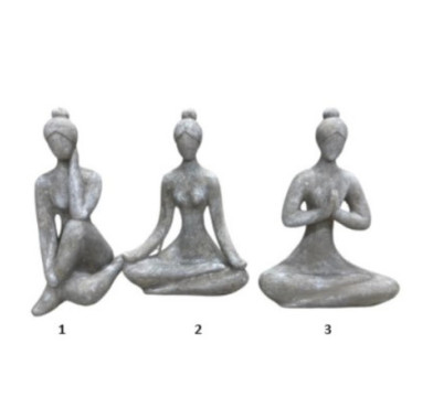STATUE FEMME YOGA 46CM