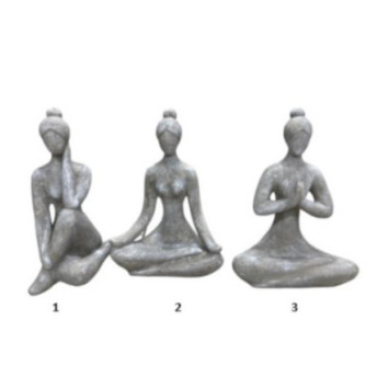 STATUE FEMME YOGA 46CM