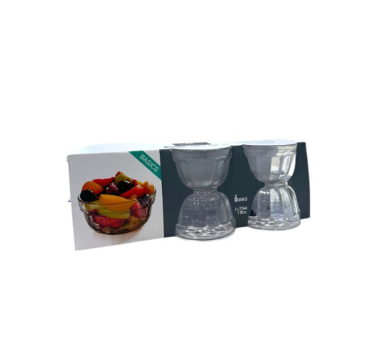 SET DE 6 BOLS EN VERRE