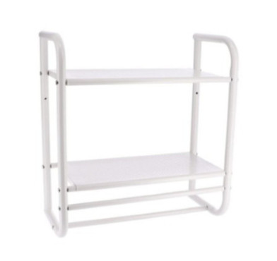 ETAGERE MURALE METAL BLANC