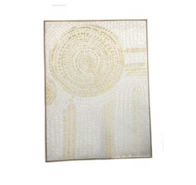 TOILE AVEC CADRE BOIS NATUREL