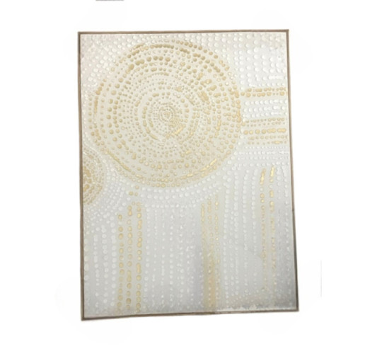 TOILE AVEC CADRE BOIS NATUREL