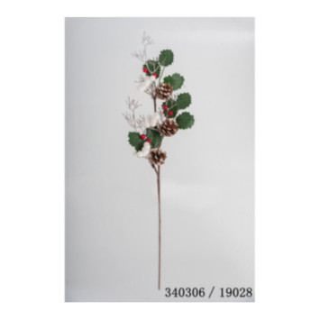 BRANCHE DECOREE BOULES ET