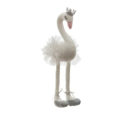 PELUCHE CYGNE BLANC H38CM