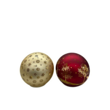 BOULE EN VERRE LED 15CM