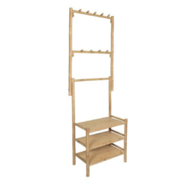 MEUBLE PORTE MANTEAU BAMBOU