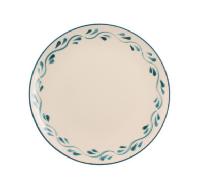 ASSIETTE PLATE BLEU AZUR