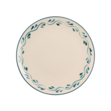 ASSIETTE PLATE BLEU AZUR