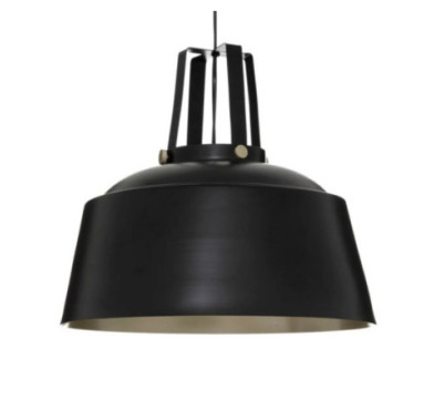 SUSPENSION SOUL EN METAL NOIR