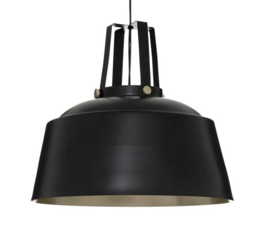 SUSPENSION SOUL EN METAL NOIR