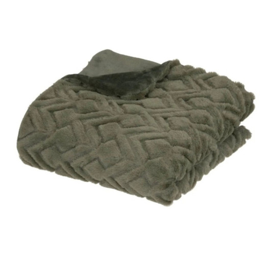 PLAID MARA FAUSSE FOURRURE