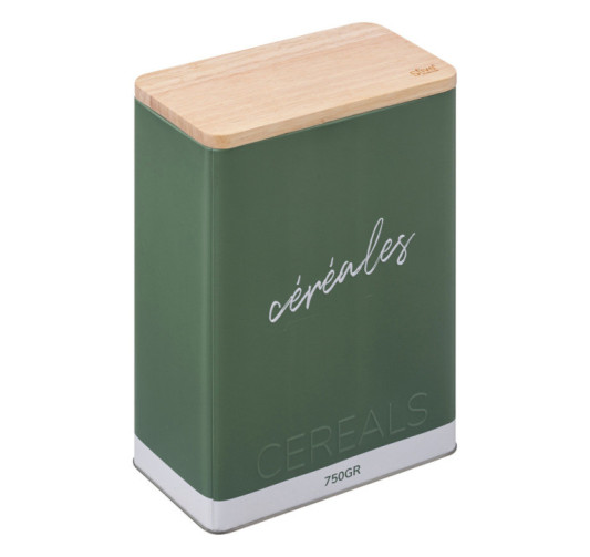 BOITE CEREALE COLOR EN METAL