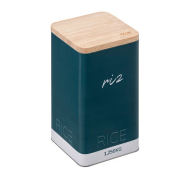 BOITE RIZ COLOR EN METAL AVEC
