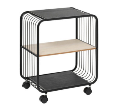 ETAGERE A ROULETTE 2 NIVEAUX