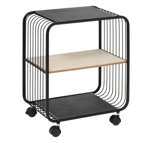 ETAGERE A ROULETTE 2 NIVEAUX