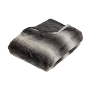 PLAID FOURRURE GRIZZLI