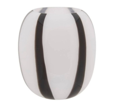 VASE PIERO NOIR ET BLANC