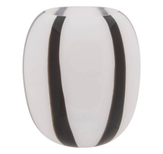 VASE PIERO NOIR ET BLANC