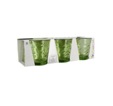 LOT DE 6 VERRES ORIGAMI
