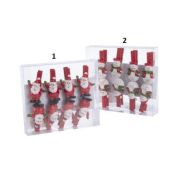 PINCES EN BOIS X8 PIECES