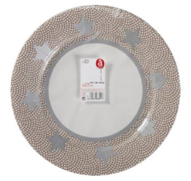 ASSIETTE EN CARTON X10PCS