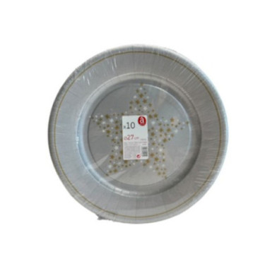 ASSIETTE EN CARTON -STARLIGHT