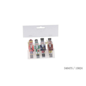 PINCES EN BOIS X4PIECES