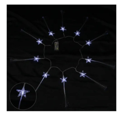 GUIRLANDE ETOILE 10LED FO1.35M
