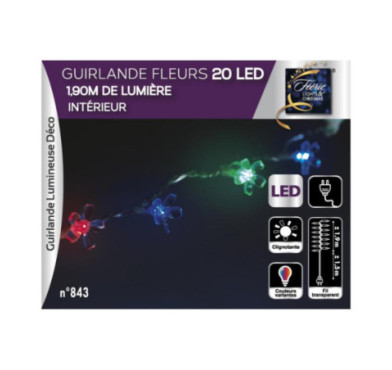 GUIRLANDE INTERIEUR FLEUR