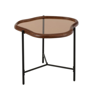 TABLE BASSE ZIP EN VERRE