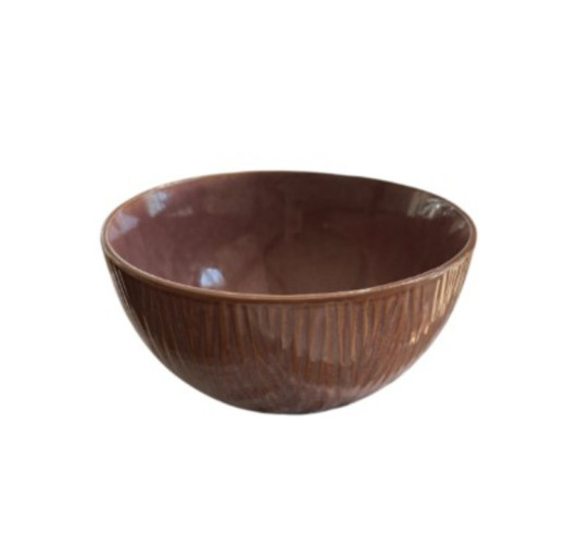 COUPELLE EN GRES ROSE D.16CM