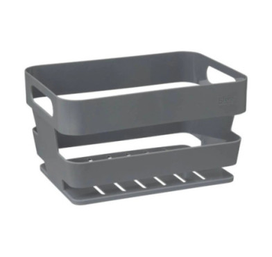 PANIER EN PLASTIQUE GRIS