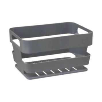 PANIER EN PLASTIQUE GRIS