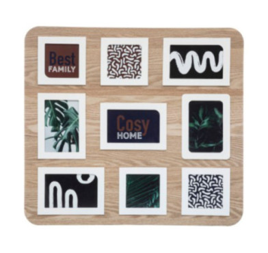 CADRE PELE MELE EN BOIS 9