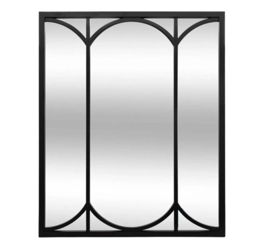 MIROIR VERRIERE FIONA NOIR
