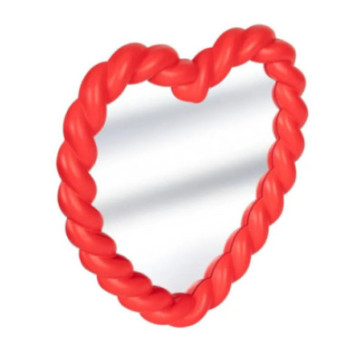 MIROIR TORSADE COEUR AMOUR