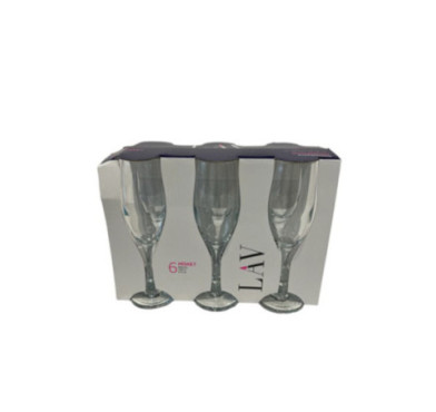 COFFRET DE 6 FLUTES A