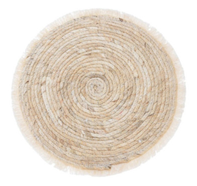 SET DE TABLE ROND NATUREL