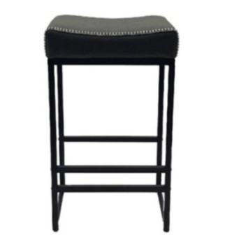 TABOURET HAUT GRIS 40X30CM