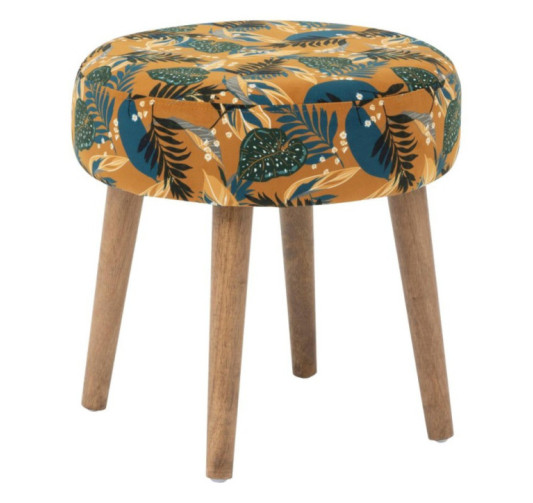 TABOURET EN VELOURS SANGO