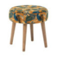 TABOURET EN VELOURS SANGO