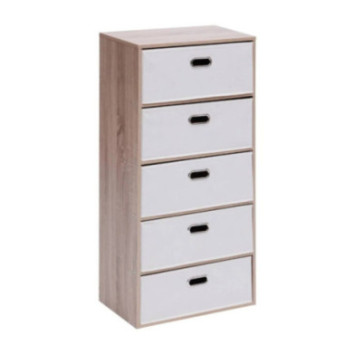 COMMODE 5 TIROIRS EN TISSU