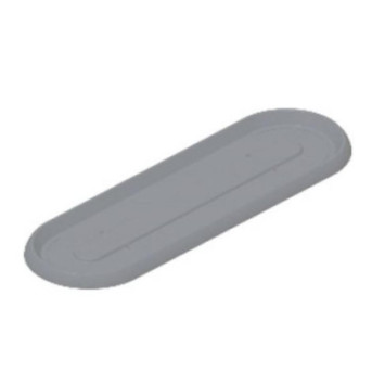 SOUCOUPE GRIS BETON OVAL
