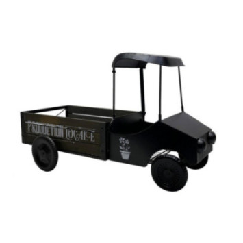 MINI CAMION PORTE PLANTES NOIR