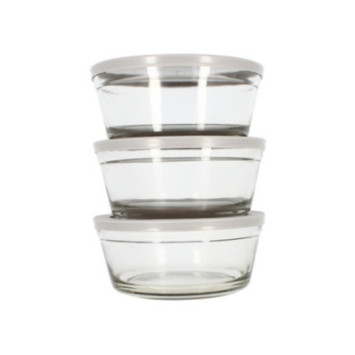 SET DE 3 BOLS EN VERRE 940ML