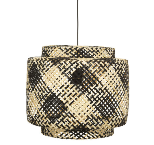 SUSPENSION BAMBOU NOIR