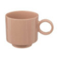 MUG RETRO EN CERAMIQUE ROSE