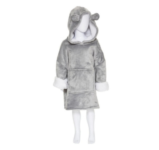 SWEAT PLAID A CAPUCHE OURS