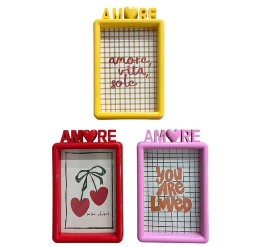 CADRE PHOTO 19X12CM AMORE