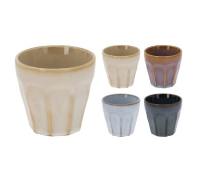 SET DE 4 MUGS EN PORCELAINE